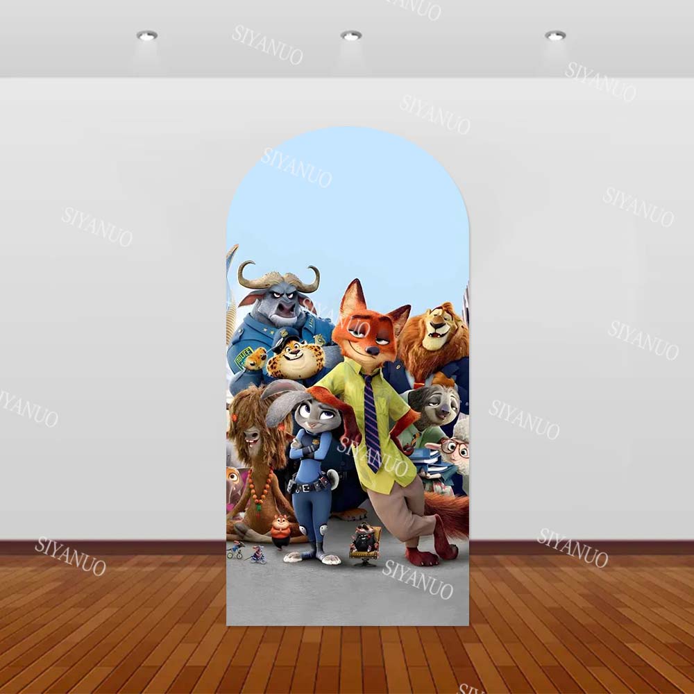 주토피아 키즈 생일 파티 배경 장식 포토 아치 사진 배 - Zootopia Party Games 리뷰 및 가격