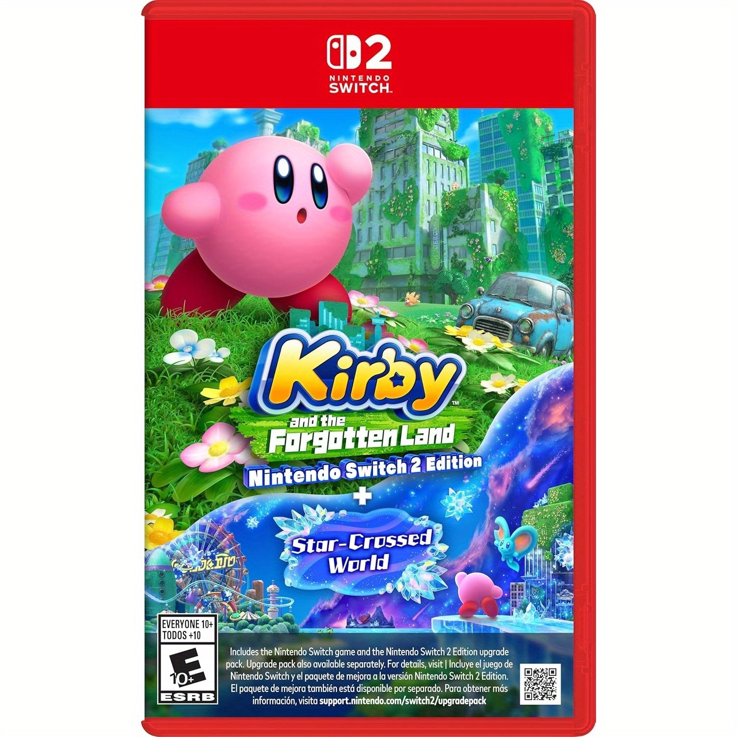 커비와 잊혀진 땅 + 스타크로스드 월드 물리적 비디오  - Party Games Nintendo Switch 2 리뷰 및 가격