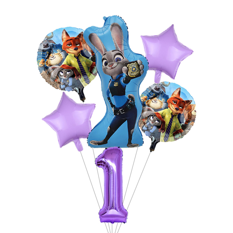 Zootopia 동물 만화 풍선 아치 갈란드 키트 생일 - Zootopia Party Games 리뷰 및 가격