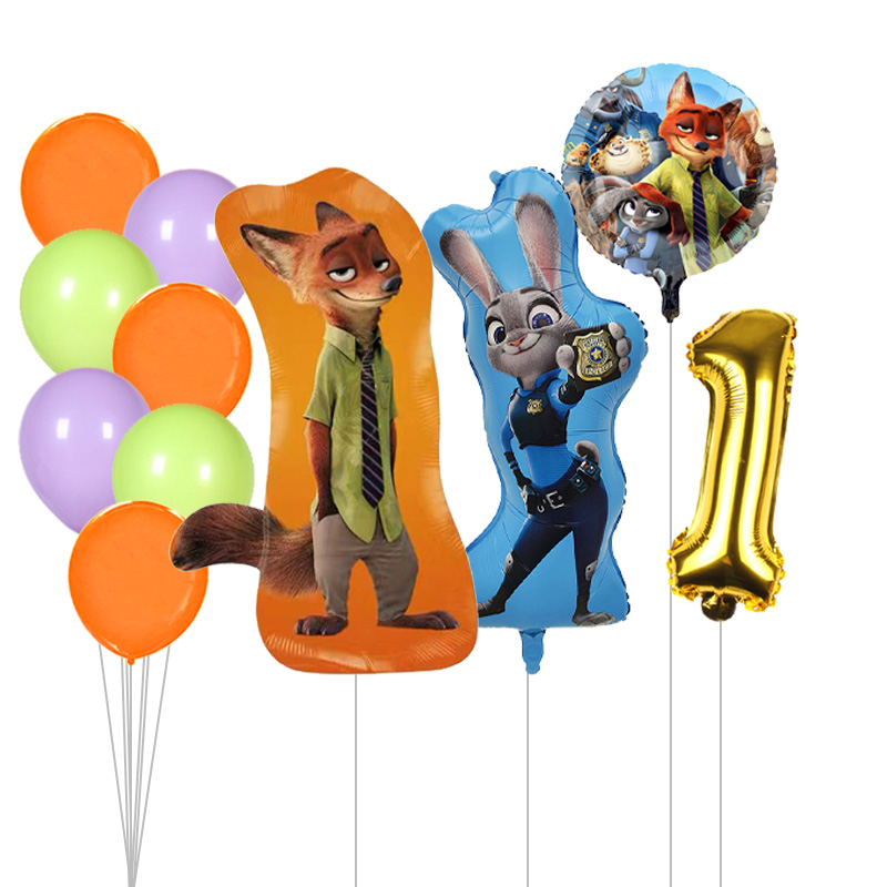 주토피아 테마 파티 장식 풍선 세트 (포일 풍선, 라텍 - Zootopia Party Games 리뷰 및 가격