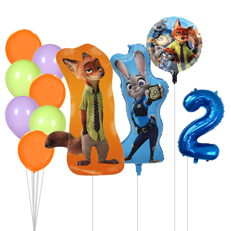 주토피아 테마 파티 장식 풍선 세트 (포일 풍선, 라텍 - Zootopia Party Games 리뷰 및 가격