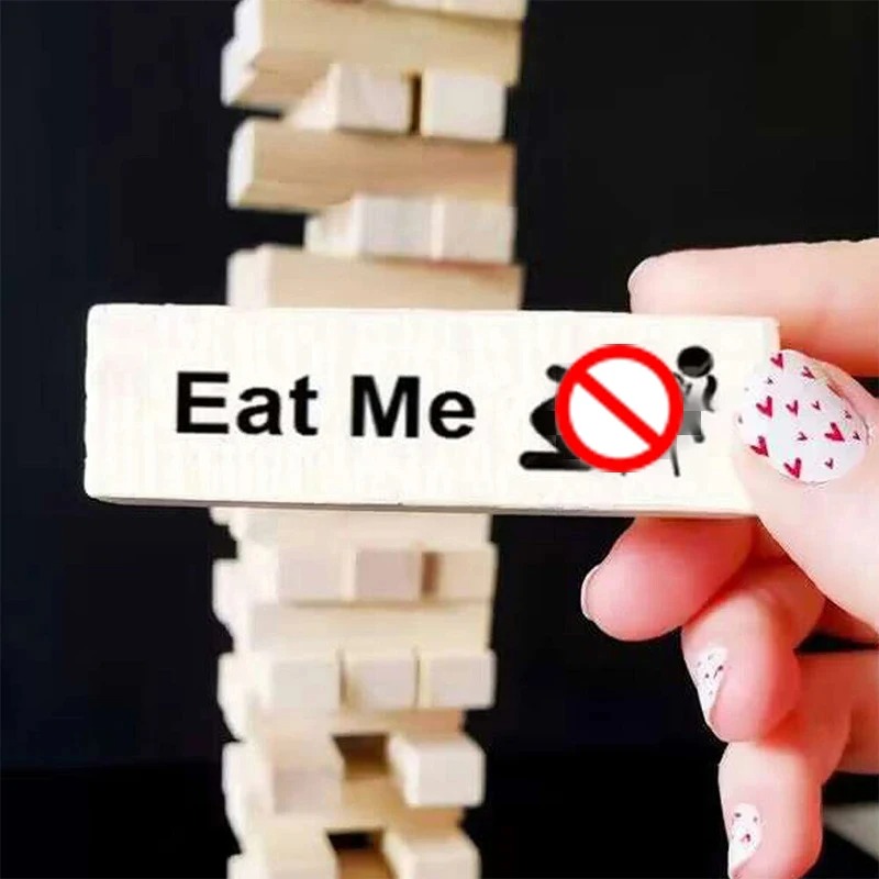 48 PCS 블록 타워 게임 커플 활동 날짜 밤 아이디 - Party Games Ideas For Adults 리뷰 및 가격